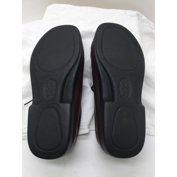 SAS Maroon Lace Up Loafer Womens 7M Comfort Shoes New - Picture 8 of 8